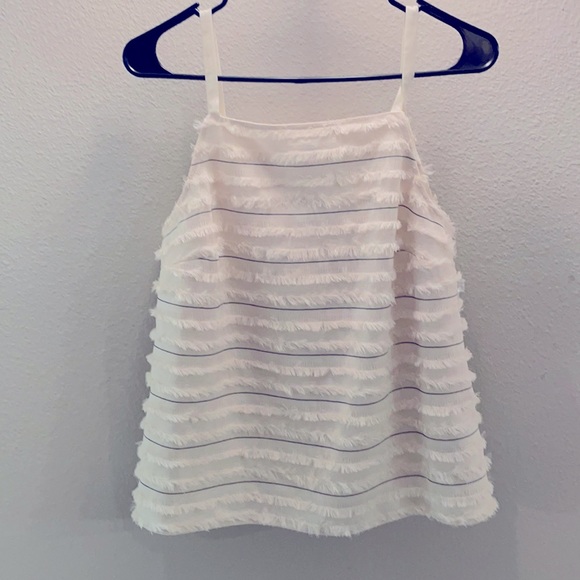 New Anthropologie Maeve Quinn Fringe Tank Top 10 - Picture 3 of 9